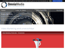 Tablet Screenshot of omniamedia.de